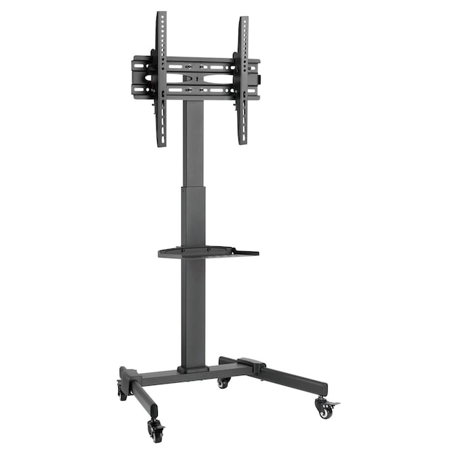 Soporte de suelo Fonestar STS-4244N para TV de 32" a 65", robusto y con ruedas