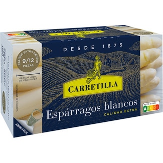 CARRETILLA espárragos blancos extra gruesos 9-12 piezas lata 500 g neto escurrido