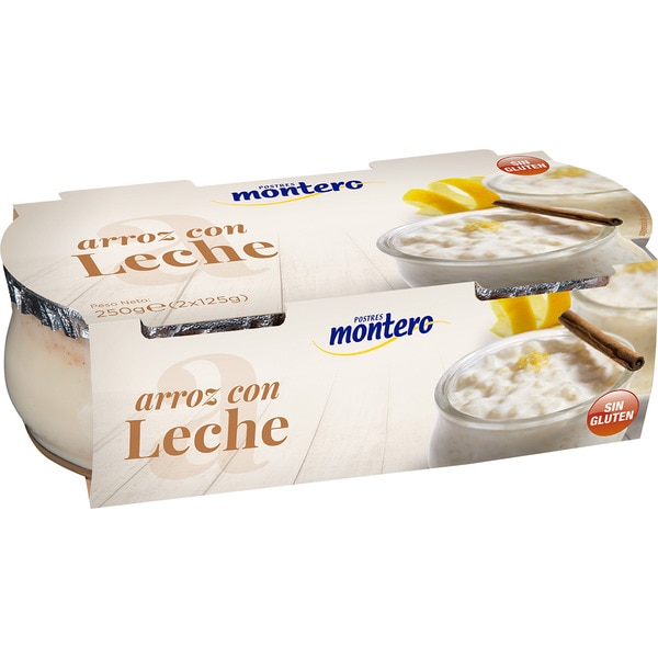 Gluten-free rice pudding 2-pack units 125 g