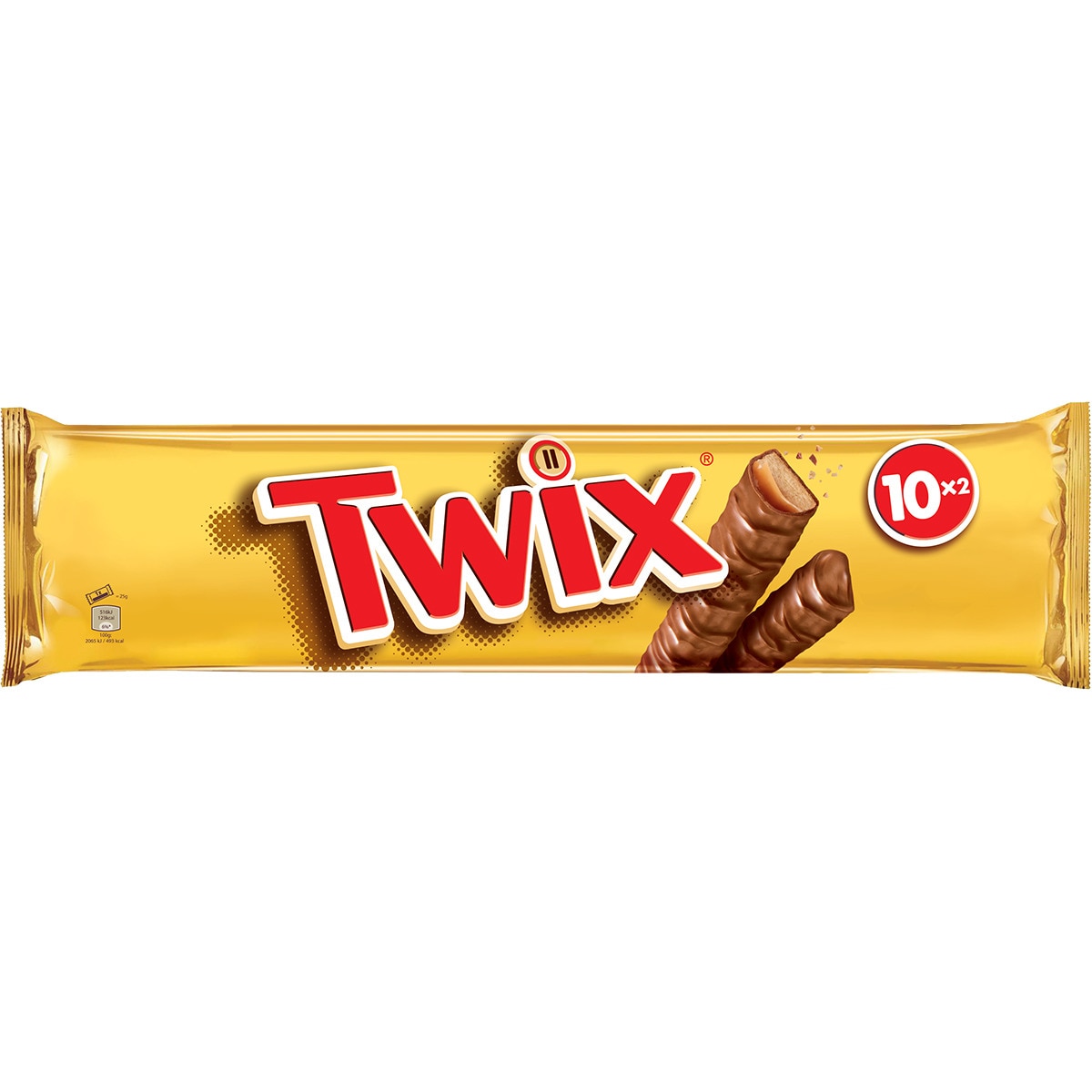 barritas de chocolate y caramelo 10 unidades