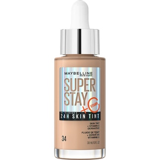 MAYBELLINE Make-up Serum SuperStay 24H Skin Tint + Vitamin C Ton 34 Dosierspender 30 ml