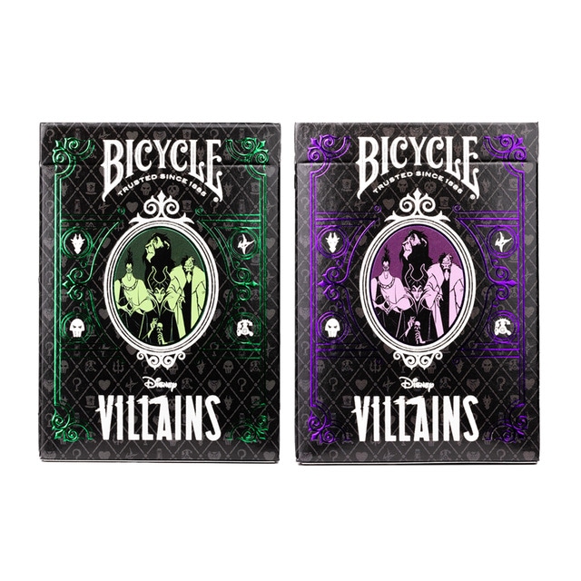 Baraja de cartas Villanos Disney Bicycle.