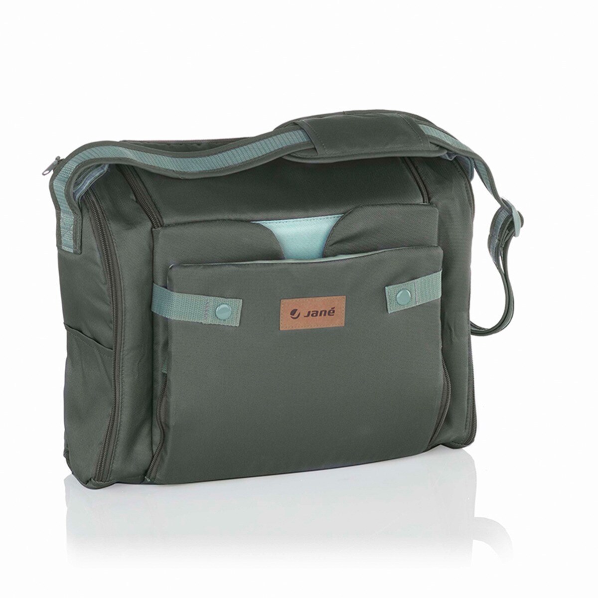 Saco de Cadeira de Refeição de Viagem Avant com Compartimentos Verde-escuro-2