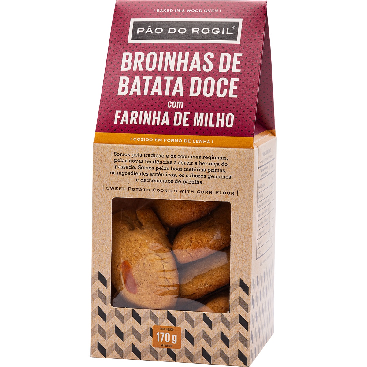 Broinhas de Batata Doce e Milho embalagem 170 g · Pão do Rogil ...