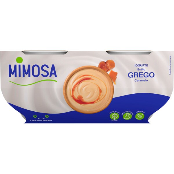 Iogurte Grego Caramelo Pack 4 embalagem 110 g