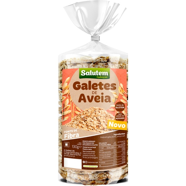 Tortitas de Aveia embalagem 130 g