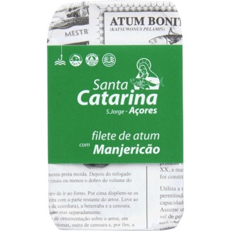 Santa Catarina Filetes de Atum com Manjericão lata 120 g
