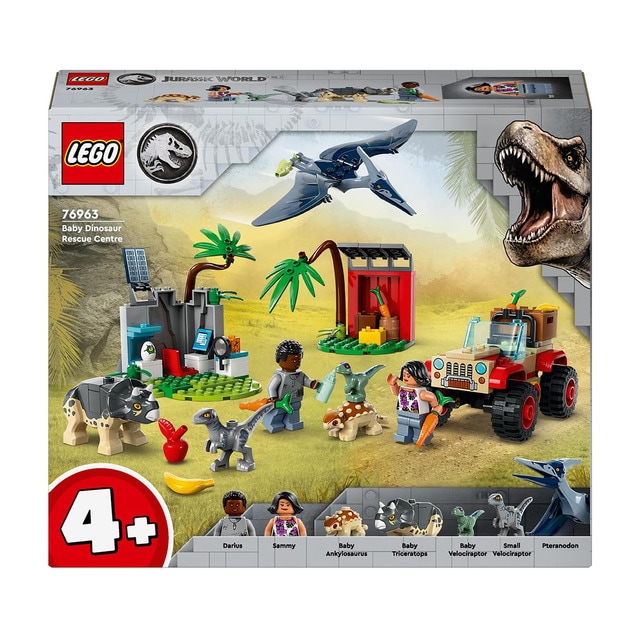 Juguete de construccion Centro de Rescate de Crias de Dinosaurio LEGO Jurassic World LEGO El Corte Ingles