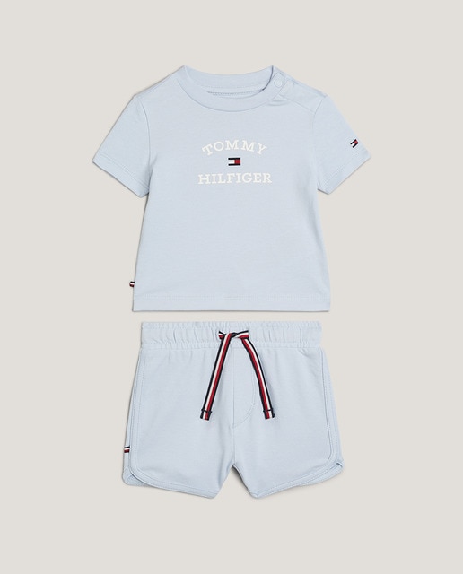 Set de bebé niño de camiseta y pantalón corto