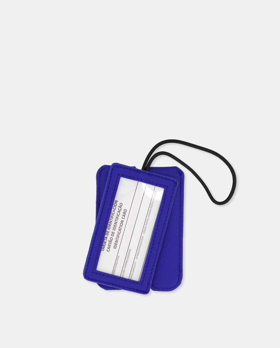 Porta-Cartões Identificador de Bagagem Azul-2