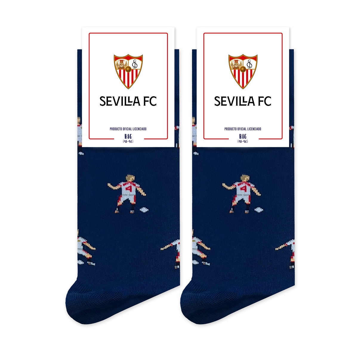 Calcetines oficiales Sevilla Fútbol Club Pepe Pinreles Sergio Ramos.