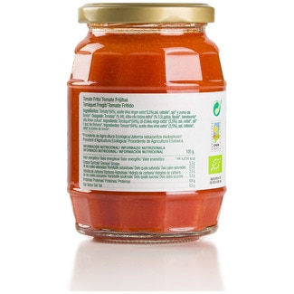 Tomate frito ecológico,sin gluten, sin azúcar y sin ácido cítrico frasco 340 g - Ekolo Bio