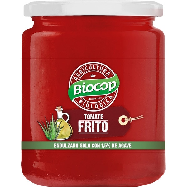 organic fried tomato sauce sweetened with 1.5% agave flask 340 g
