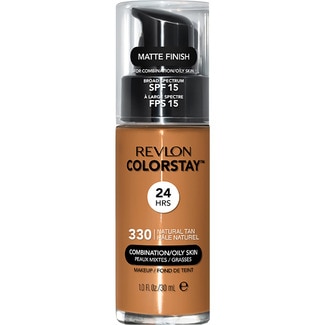 REVLON permanentes Make-up Colorstay mattes Finish SPF-15 Farbton 330 Natural Tan für fettige- und Mischhaut