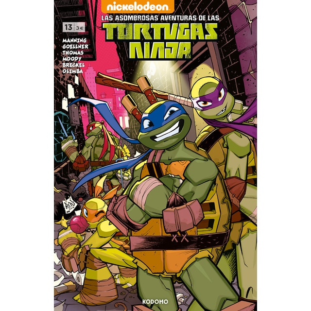 Imagem 0 de Las asombrosas aventuras de las Tortugas Ninja núm. 13 (Capa mole)