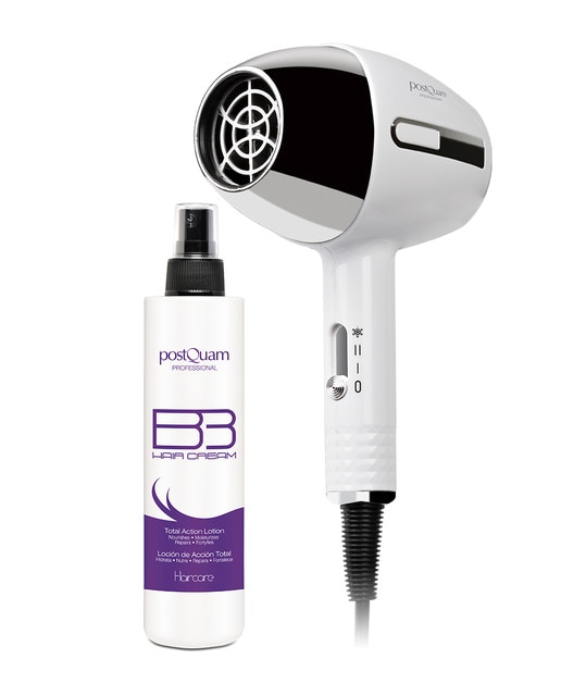 Pack secador air compact 1400w + acondicionador bb hair 200 ml