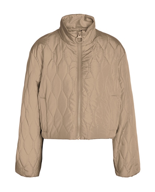 Chaqueta de mujer corta acolchada