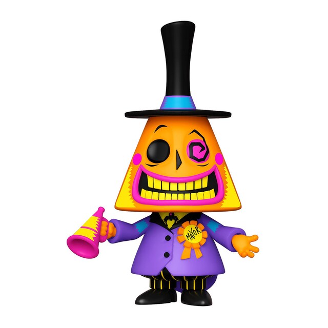 Figura Funko Pop Alcalde Blacklight Disney Pesadilla Antes de Navidad 30 Aniversario.