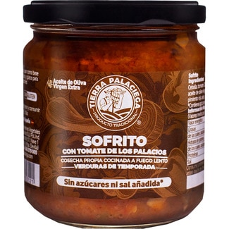 TIERRA PALACIEGA sofrito con tomate de Los Palacios con aceite de oliva virgen extra tarro 340 g