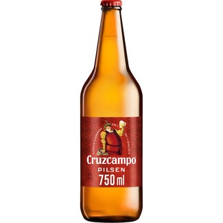 precios Cruzcampo Cerveza Rubia Tipo Pilsner Botella 75 Cl en Hipercor