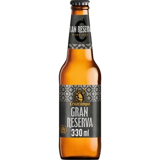 CRUZCAMPO GRAN RESERVA 1904 cerveza tostada 100% malta botella 33 cl
