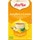 YOGI TEA infusión ayurvédica ecológica de hierbas con jengibre, cáscara de limón y menta piperita estuche 17 bolsitas sin gluten