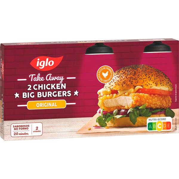 2 Big Burguer de Frango embalagem 227 g