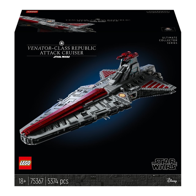 Juguete de construccion Crucero de Ataque Clase Venator de la Republica LEGO Star Wars TM LEGO El Corte Ingles