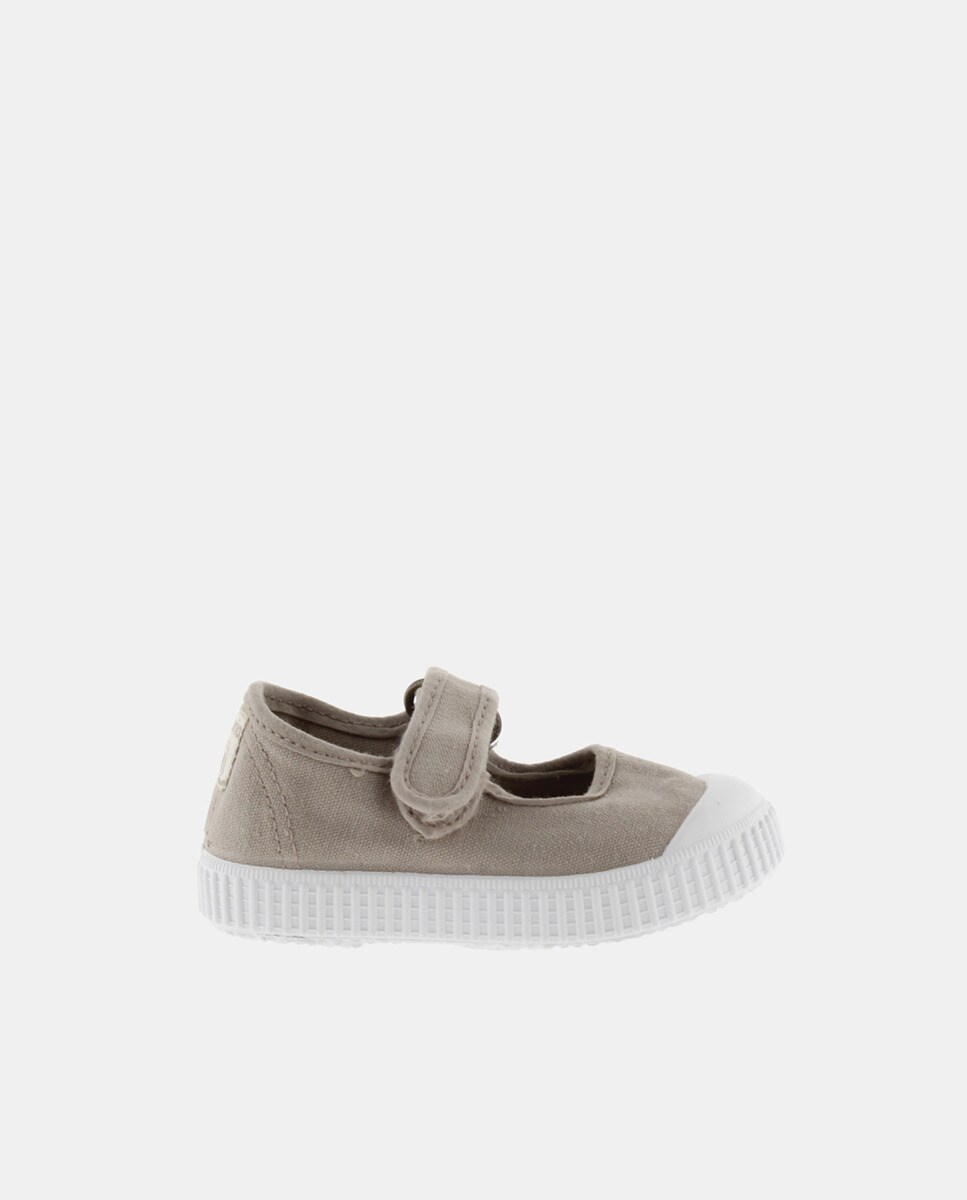 Imagem 0 de Sapatos de Presilha com Fecho Aderente e em Lona