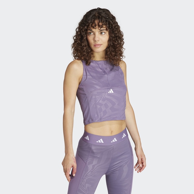 Top de mujer Techfit Printed Training adidas