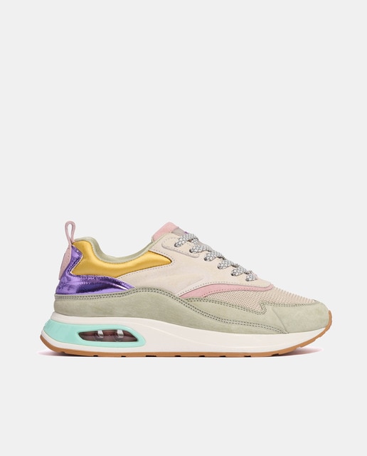 Zapatillas Parthenon de mujer tipo running bajas piel