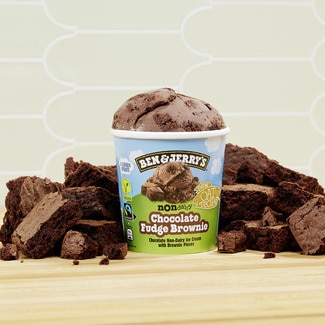 Non Dairy helado vegetal de chocolate con trozos de brownie tarrina 465 ml - Ben & Jerry's