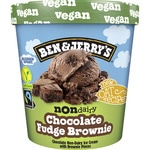 Non Dairy pflanzliches Schokoeis mit Browniestückchen Becher 465 ml