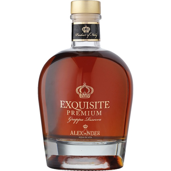 Aguardente Exquisite Premium Grappa Riserva garrafa 70 cl