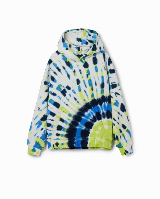 Oversized tie dye on sale sweatshirt