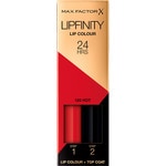 Lipfinity flüssiger Permanent-Lippenstift 24 Stunden Nr. 120 Hot