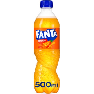 Fanta Refrigerante de Laranja com Gás garrafa 50 cl