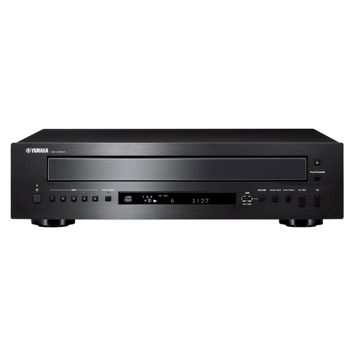 Yamaha - Lector CD múltiple Yamaha CD-C603 Negro.