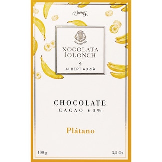 JOLONCH Dark chocolate with banana 60% cocoa tablet 100 g