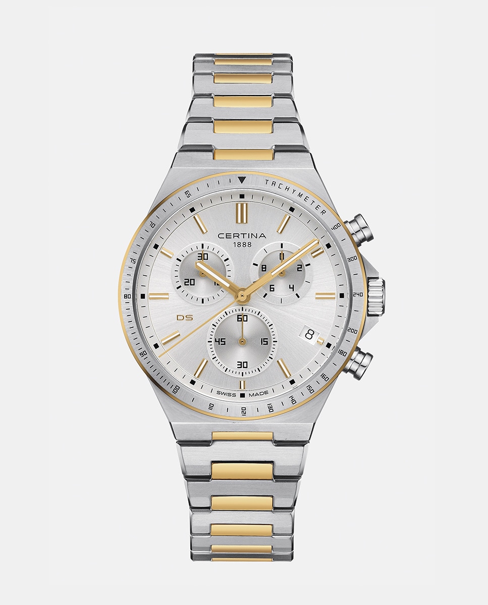 Certina - Reloj hombre DS7 Chrono C0434172203100 zafiro acero.
