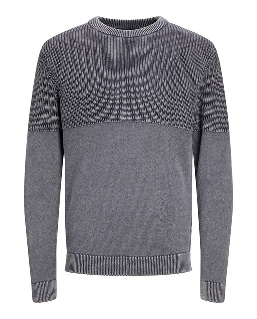Jersey de punto cuello redondo de hombre