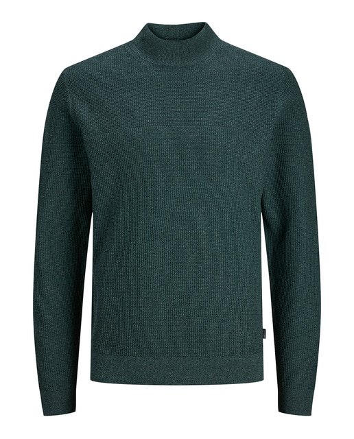 Jersey de punto cuello vuelto de hombre