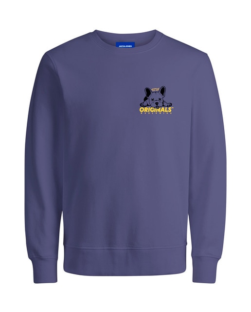 Sudadera cuello redondo de hombre