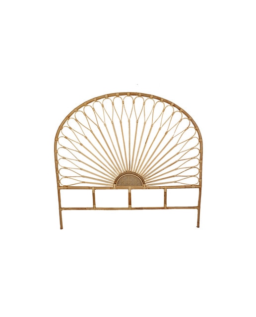 Cabecero rattan