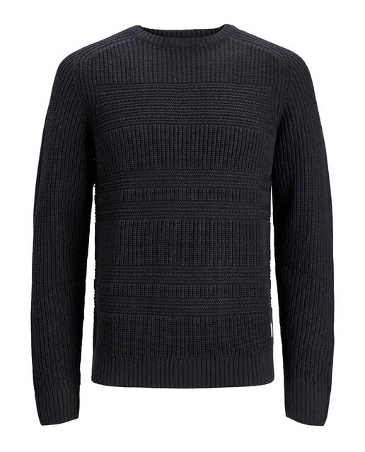 Jersey de punto cuello redondo de hombre