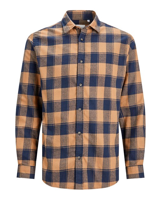 Camisa a cuadros slim de hombre