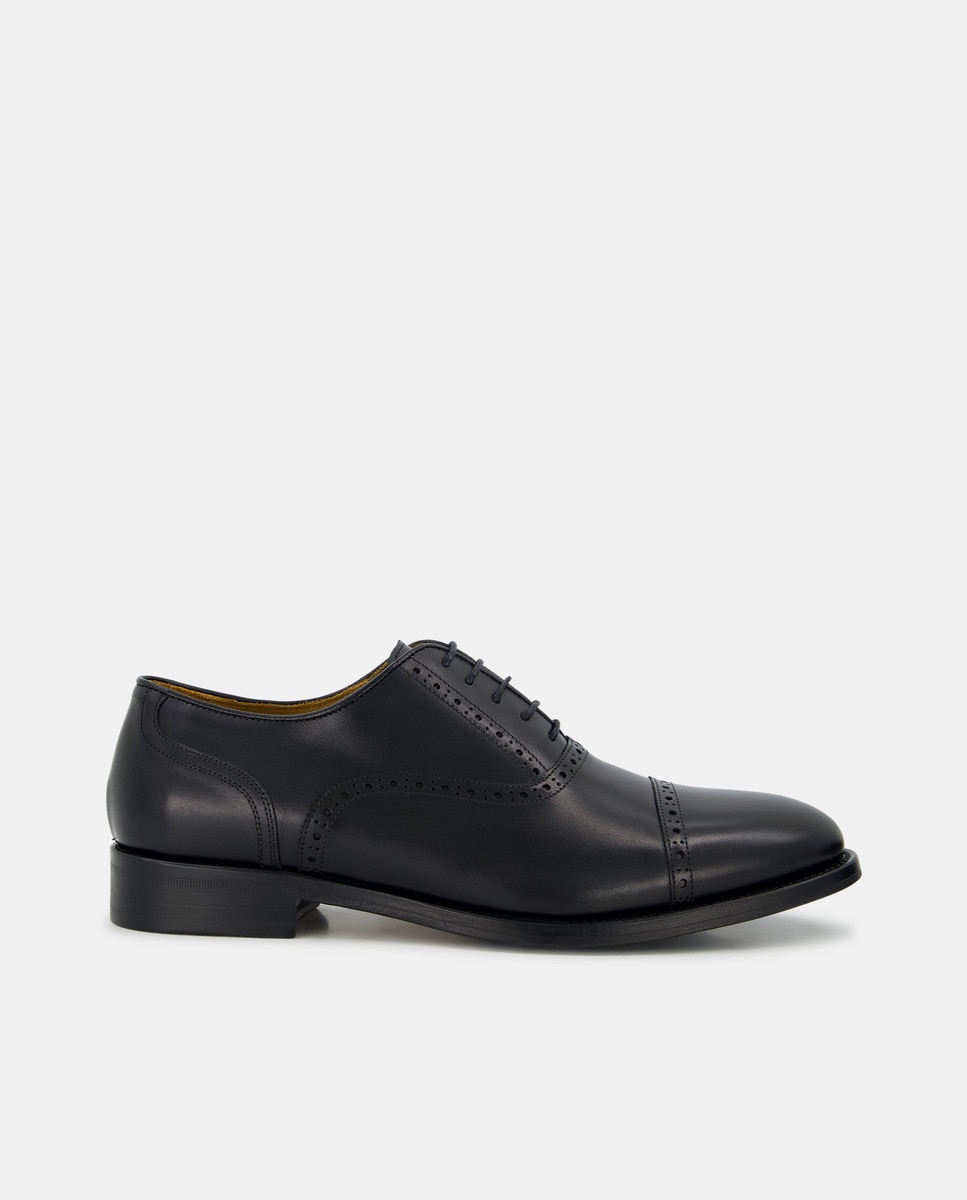 Emidio Tucci - Zapatos de cordones de hombre en piel con calados.