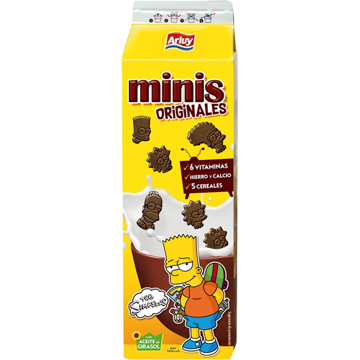 The Simpsons minis galletas chocolateadas paquete 275 g · ARLUY ...