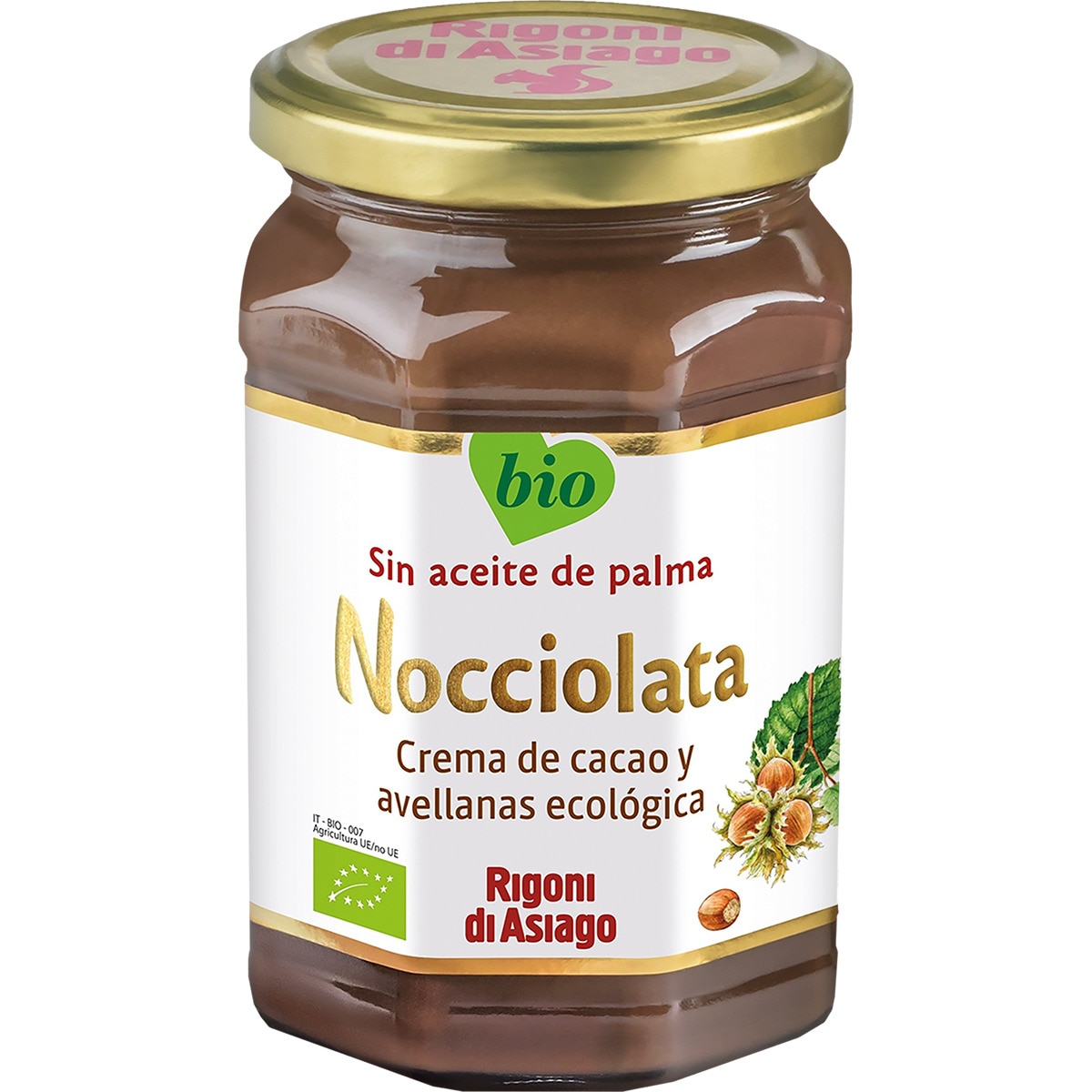 Nocciolatta crema de cacao y avellanas ecológica