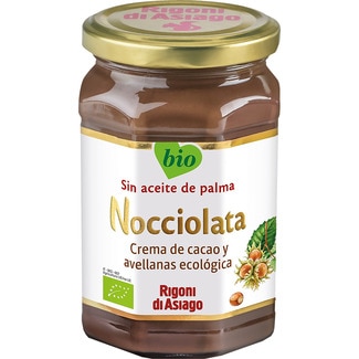 RIGONI DI ASIAGO Bio ökologische Kakao-Haselnusscreme Flacon 270 g